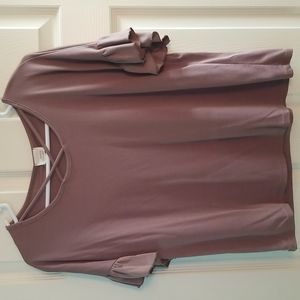 🎀 SUMMER TOP WITH RUFFLED SLEEVES 🎀